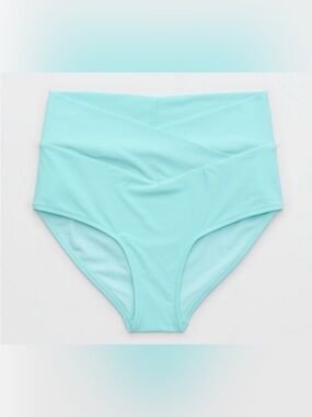 NWT Aerie High Waisted Crossover Bikini Bottoms Size XXL *FLAW*